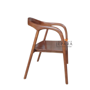Kursi Kayu Jati Modern Minimalis – Scandinavian Armchair Elegan