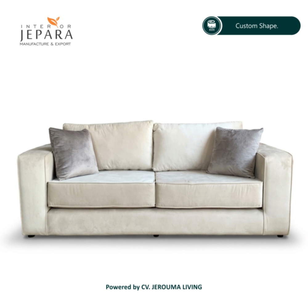 Sofa Minimalis Modern Busa Empuk Custom | Interior Jepara