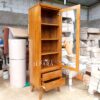 Lemari Hias Retro Rak Minimalis Kayu Jati Asli Jepara