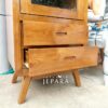 Lemari Hias Retro Rak Minimalis Kayu Jati Asli Jepara