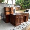 Obama’s Desk – Meja Kerja Direksi Full Ukiran Kayu Jati