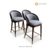 Kursi Bar Stool Modern Kayu Jati Minimalis Luxury Jepara