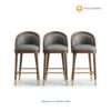 Kursi Bar Stool Modern Kayu Jati Minimalis Luxury Jepara