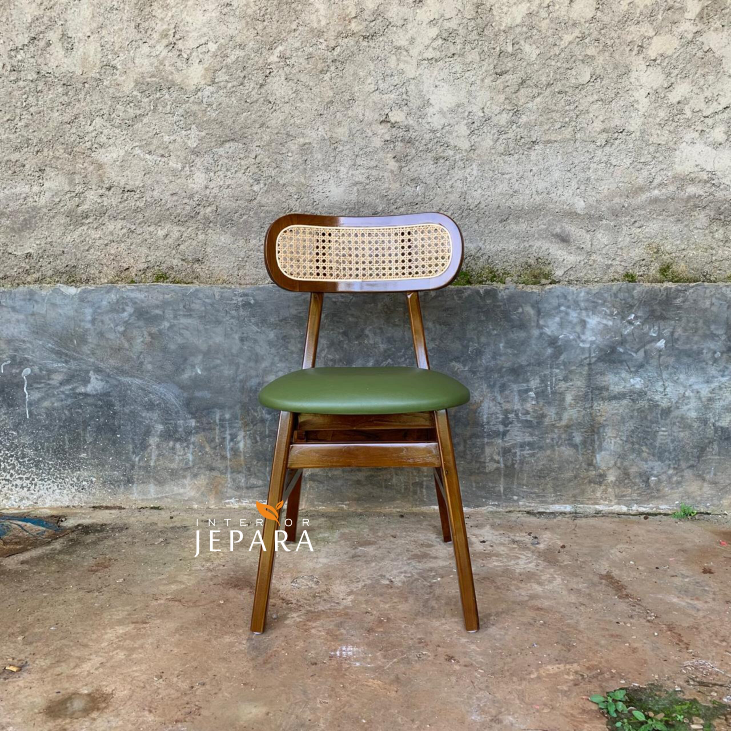 Kursi Kayu Jati Rotan Minimalis Jepara