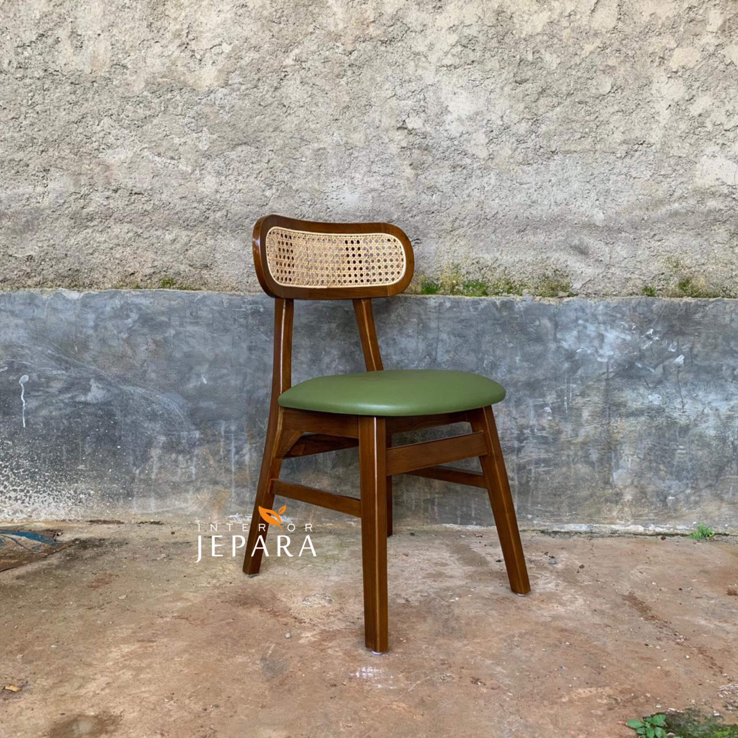 Kursi Kayu Jati Rotan Minimalis Jepara