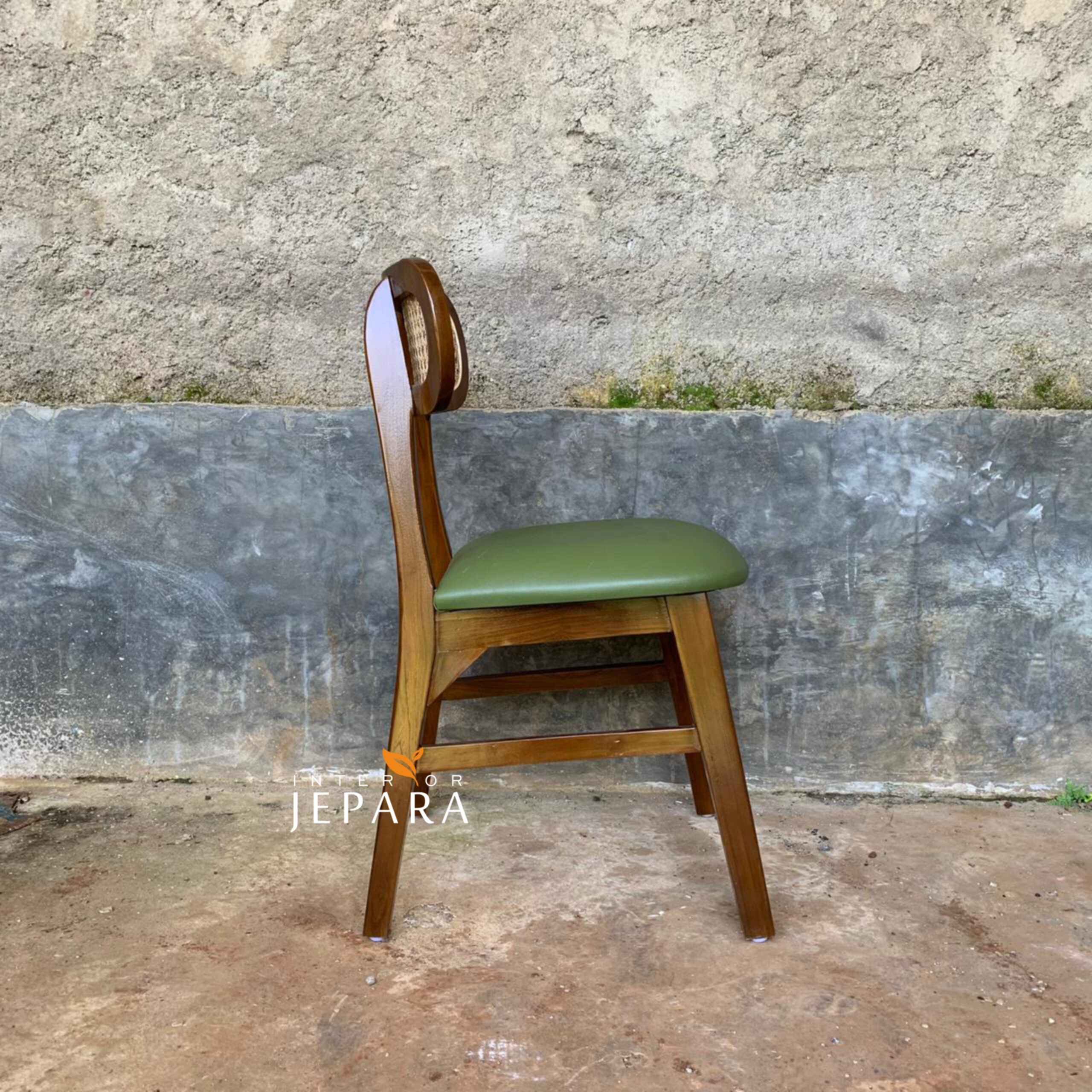 Kursi Kayu Jati Rotan Minimalis Jepara