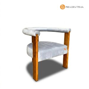 Kursi Accent Kayu Jati Jepara - Minimalis & Elegan