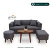 Sofa Tamu Minimalis Modern 2+1+1+Meja – Interior Jepara