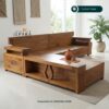 Kursi Tamu Jati Model L Custom Modern Minimalis