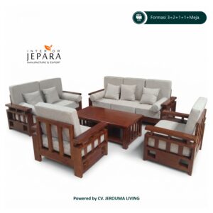 Kursi Tamu Kayu Jati Minimalis Modern – Interior Jepara