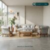 Set Sofa Ruang Tamu Klasik Ukiran Kayu Jati – Interior Jepara