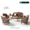 Set Kursi Sofa Tamu Jati Motif Brittanian Kayu Jati Jepara