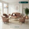 Set Kursi Sofa Tamu Jati Motif Brittanian Kayu Jati Jepara