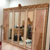 Lemari Pakaian Mewah Ukiran Singosaren Kayu Mahogany