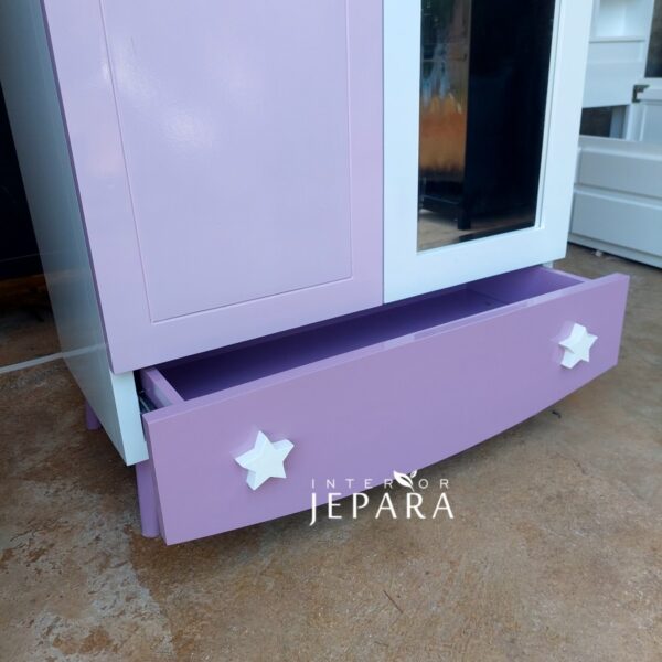 Lemari Pakaian Anak Violet Princess - Image 5