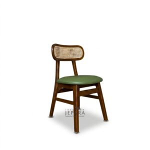 Kursi Kayu Jati Rotan Minimalis Jepara