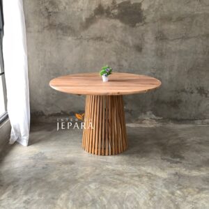 Meja Makan Minimalis Japandi Elegan