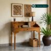 Meja Belajar Scandinavian Minimalis Kayu Jati