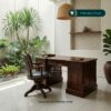 Meja Kantor Direktur Kayu Jati Minimalis | Executive Desk