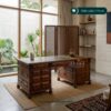 Meja Kerja Direktur Model Klasik Kayu Jati - Interior Jepara
