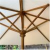 Meja Taman Kayu Jati dengan Payung – Furniture Minimalis