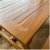 Meja Taman Kayu Jati dengan Payung – Furniture Minimalis