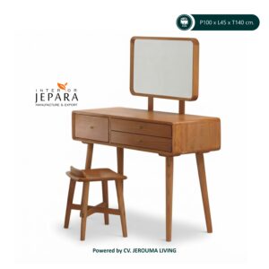 Meja Rias Minimalis dengan Cermin – Meja Rias Kayu Elegan