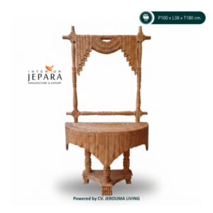 Meja Rias Ukir Klasik Kayu Jati Jepara – Furniture Ukiran Mewah