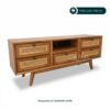 Meja TV Minimalis Rotan Jati Jepara | TV Cabinet Modern 150 cm