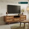 Meja TV Minimalis Rotan Jati Jepara | TV Cabinet Modern 150 cm