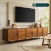 Meja TV Kayu Jati Minimalis Modern | Buffet TV Premium
