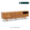 Meja TV Kayu Jati Minimalis Modern 200 cm | Buffet TV Jepara