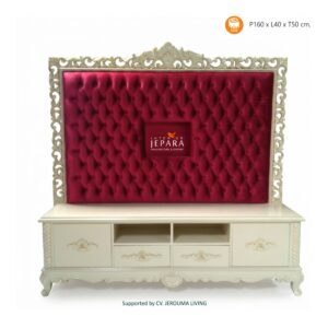 Luxury TV Cabinet Jepara – Furniture Mewah Ukiran Modern