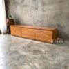Bufet TV Minimalis Kayu Jati Solid Jepara – 3 Laci