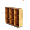 Rak Display Minimalis Kayu Jati – Multifungsi & Stylish