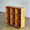 Rak Display Minimalis Kayu Jati – Multifungsi & Stylish