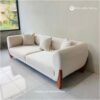Sofa 3 Dudukan Minimalis Modern Kayu Jati Premium