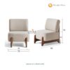 Sofa Minion Eksentrik Retro | Sofa Kayu Jati Minimalis