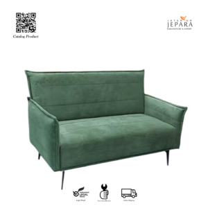 Sofa Minimalis Modern 2 Seater | Sofa Ruang Tamu Jepara