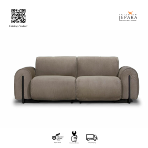 sofa minimalis modern, sofa 2 dudukan, sofa ruang tamu elegan, sofa jepara premium