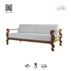 Sofa Kayu Jati Minimalis Jepara