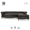 Sofa Chesterfield L Sectional Interior Jepara