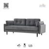 Sofa Minimalis Modern Grey 3 Seater