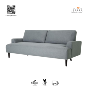 Sofa Minimalis Modern Abu-Abu Jepara | Interior Jepara Furniture
