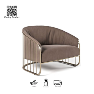 Kursi Lounge Modern Elegan Jepara – Sofa Single