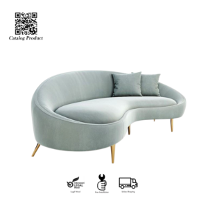 Sofa Lengkung Modern Elegan Jepara