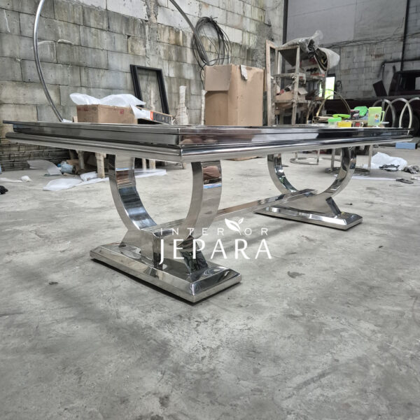 Rings Coffee Table, Meja Tamu Stainless Steel