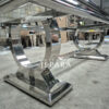 Rings Coffee Table, Meja Tamu Stainless Steel