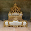 Tempat Tidur Luxury King Mediteranian Full Ukiran