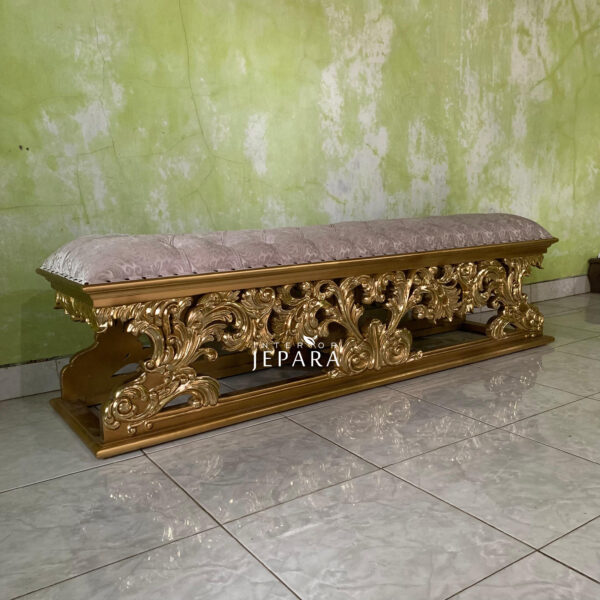 Sofa Lounge Klasik Full Ukiran Kayu Mahoni